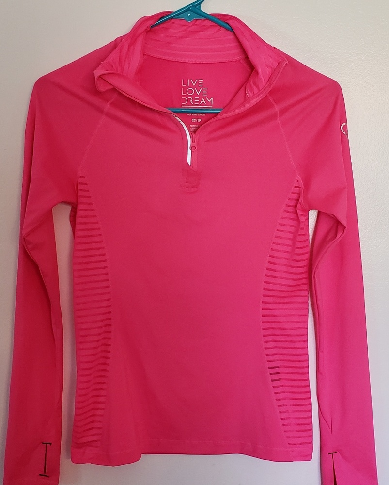 Live Love Dream Spendex Quarter Zip